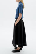 Thinking Mu Black Olatz Skirt 