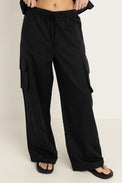 Rhythm Black Cove Cargo Pants 
