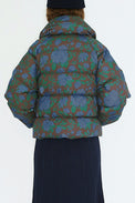 The Tiny Big Sister Dark Brown Roses Short Jacket 
