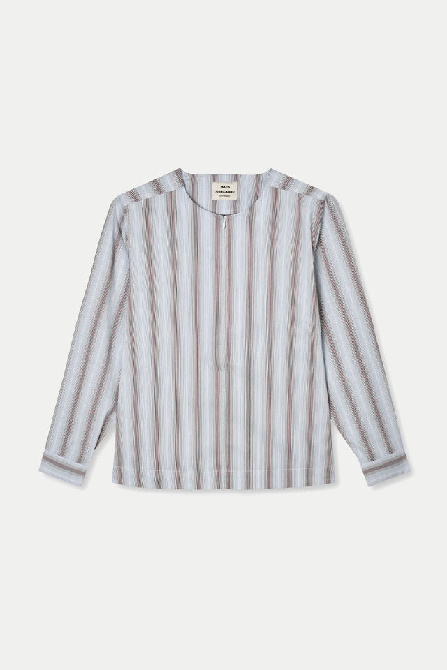 Mads Nørgaard Shadow Pinstripe Winery Dana Poplinda Shirt 