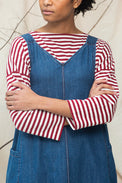 Beaumont Organic Mid Blue Nandina-Leigh Denim Dress 