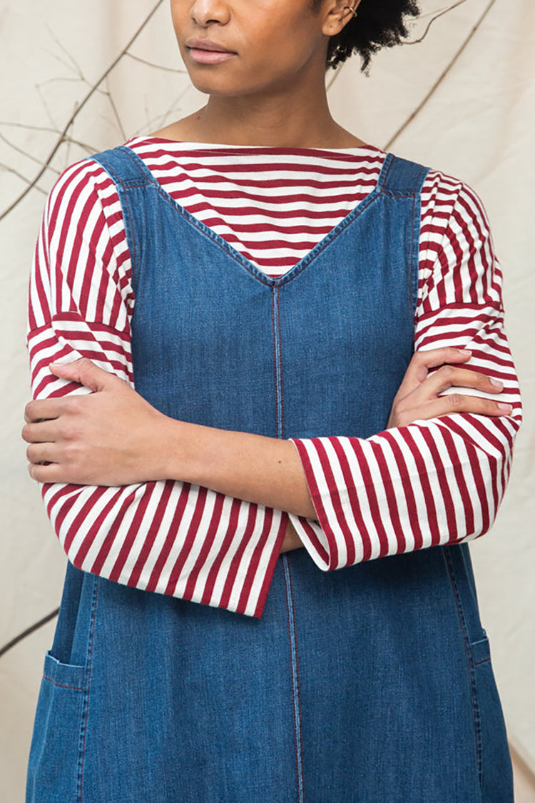 Beaumont Organic Mid Blue Nandina-Leigh Denim Dress 