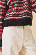 Sideline Black Mix Poppy Jumper 