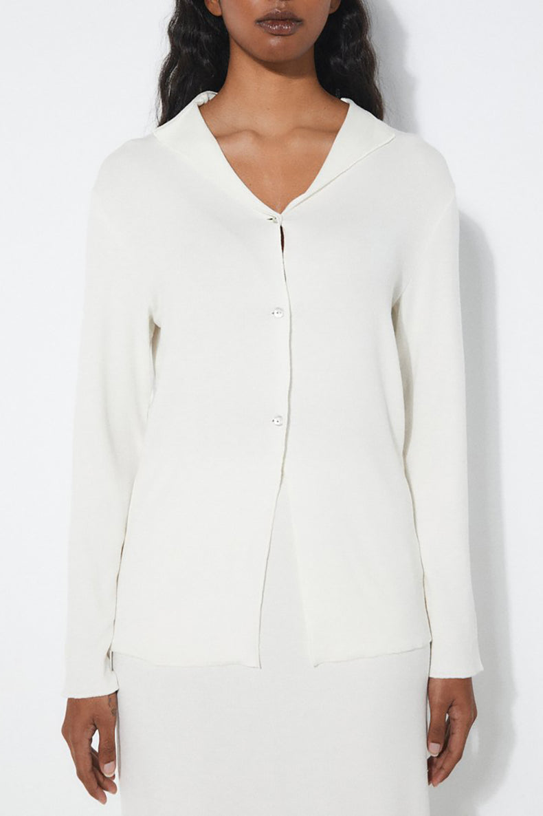Rita Row Beige Wool Knit Vivian Top 