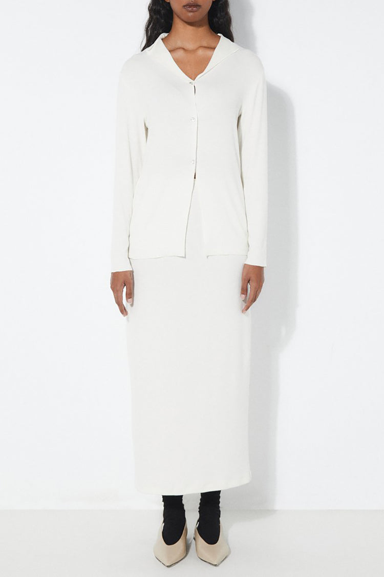 Rita Row Beige Wool Knit Vivian Top 