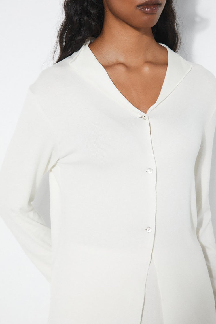 Rita Row Beige Wool Knit Vivian Top 