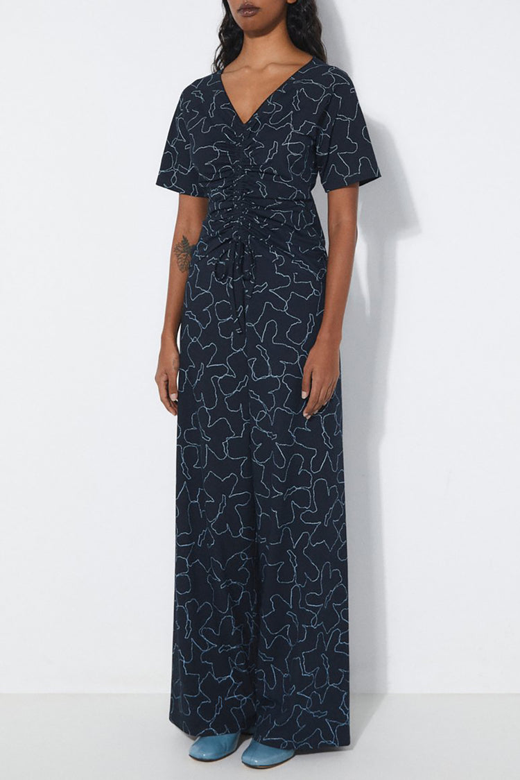 Rita Row Flowers Printed Knit Georgia Top 