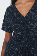 Rita Row Flowers Printed Knit Georgia Top 