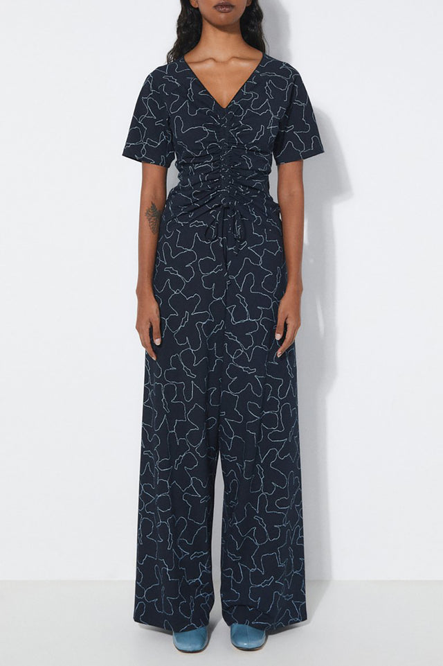 Rita Row Flowers Printed Knit Georgia Top 