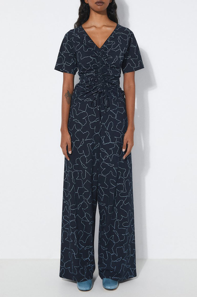Rita Row Flowers Printed Knit Georgia Top 