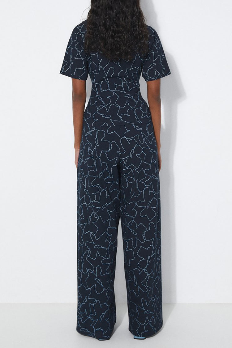 Rita Row Flowers Printed Knit Georgia Top 