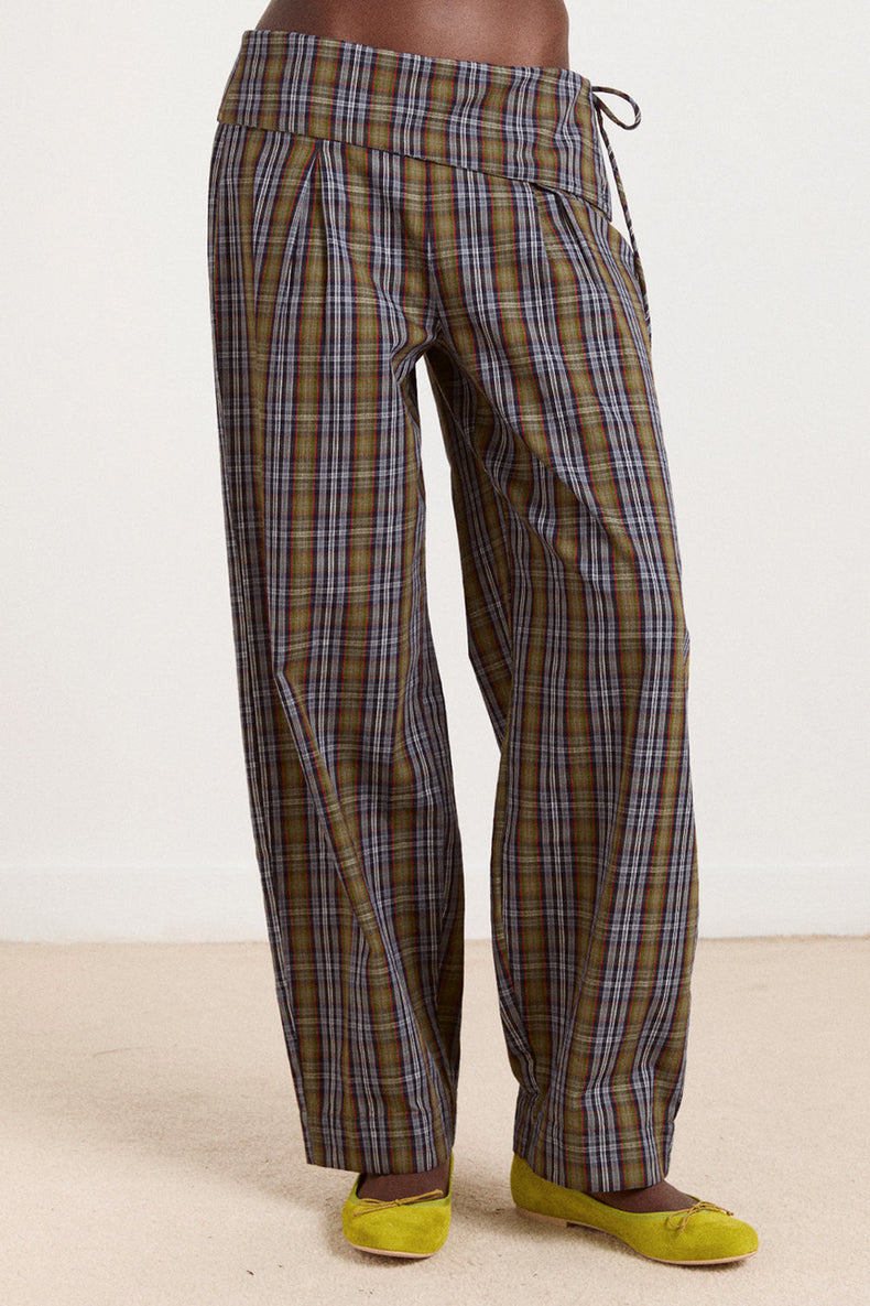 Multi Check Fia Trousers