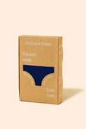 Stripe & Stare Navy & Neon Peach The Original Knicker 