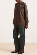 Damson Madder Coffee Bean Patchwork Quilt Tee 