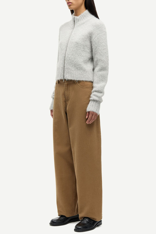 Light Grey Melange Sajeanne Cardigan