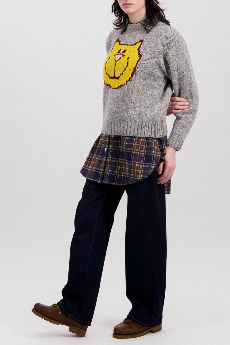 Silver Smiling Faces Jumper