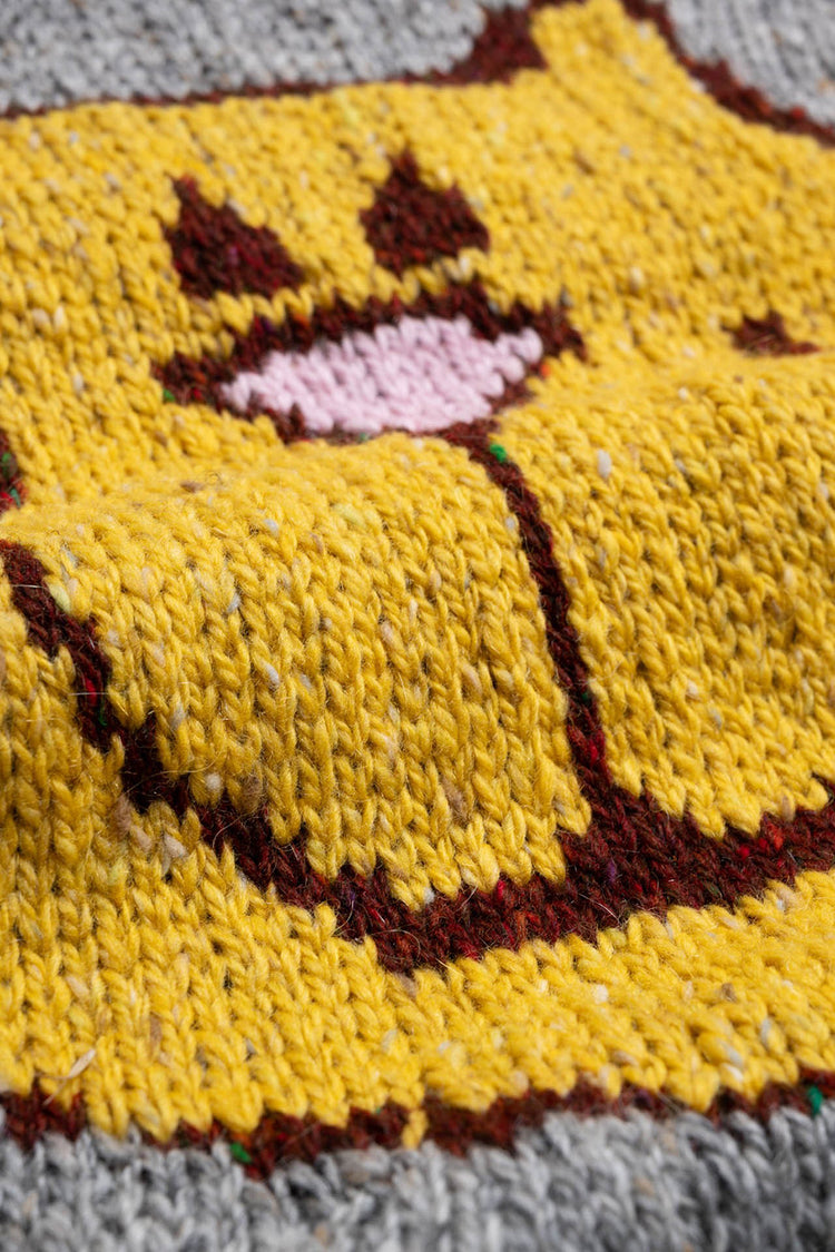 Silver Smiling Faces Jumper