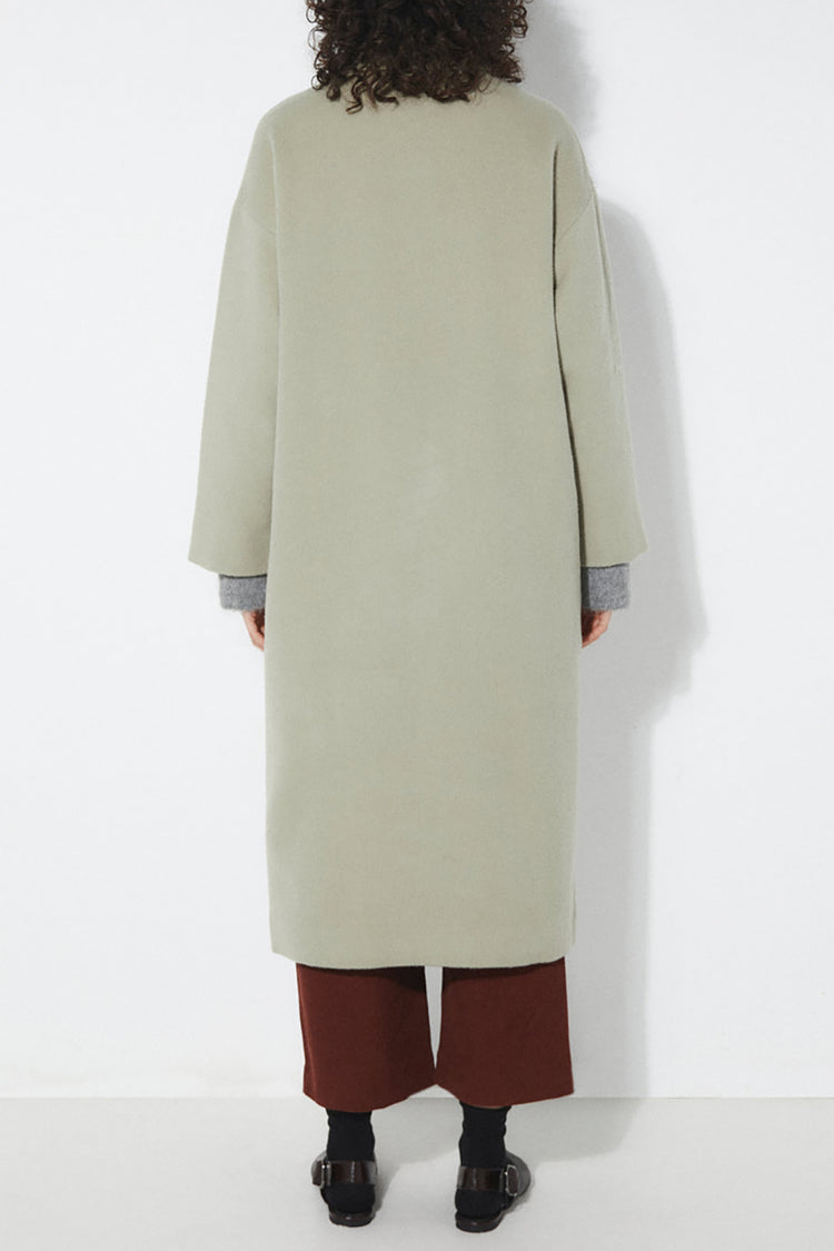 Dirty Green Aline Coat