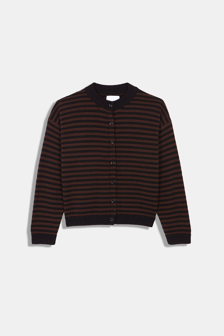 Striped Knit Lynn Cardigan