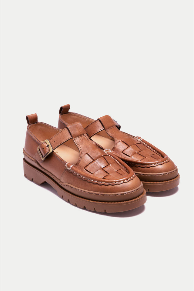 Cognac Rade Oak TR Mary Janes