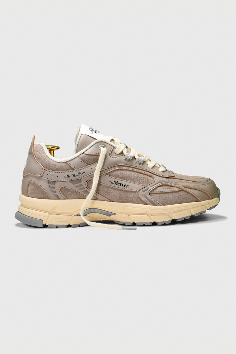 Cognac The Re-Run Perforated Trainers Womens