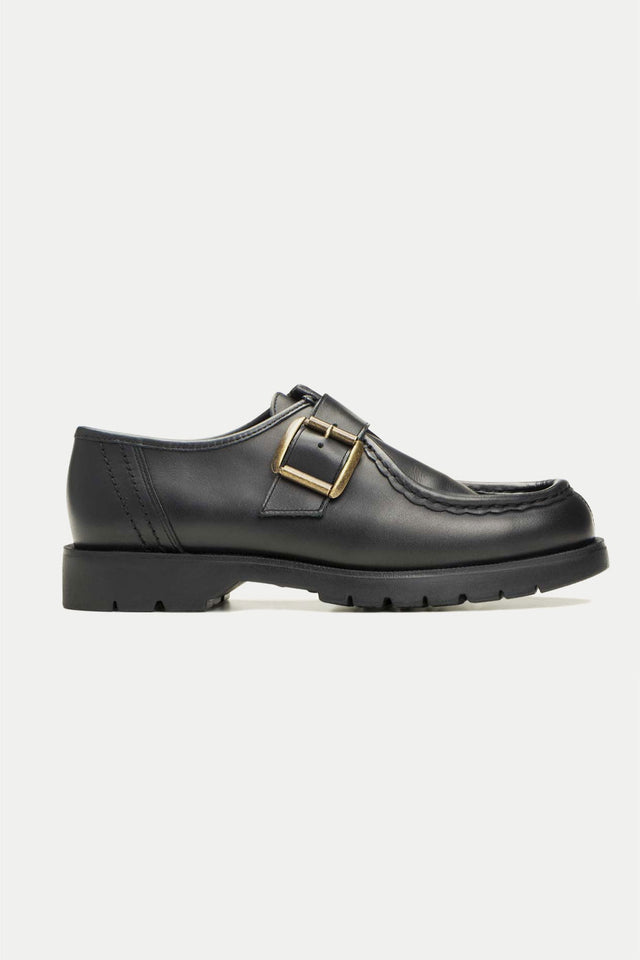 Kleman Black Convoi Buckle Shoe Womens 