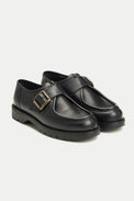 Kleman Black Convoi Buckle Shoe Womens 
