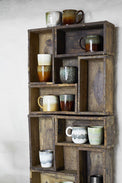 Madam Stoltz Grey Coloured Stoneware Mug 