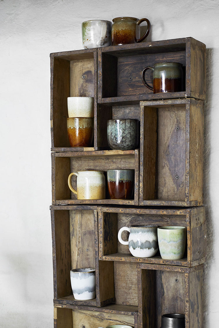 Madam Stoltz Grey Coloured Stoneware Mug 