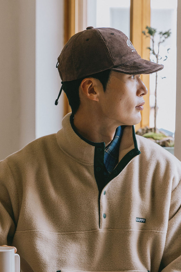 Brown Corduroy Sunshine Cap