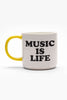 Peanuts Music Is Life Mug