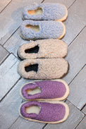 Yoko Wool Lilac Full Slippers Womens 