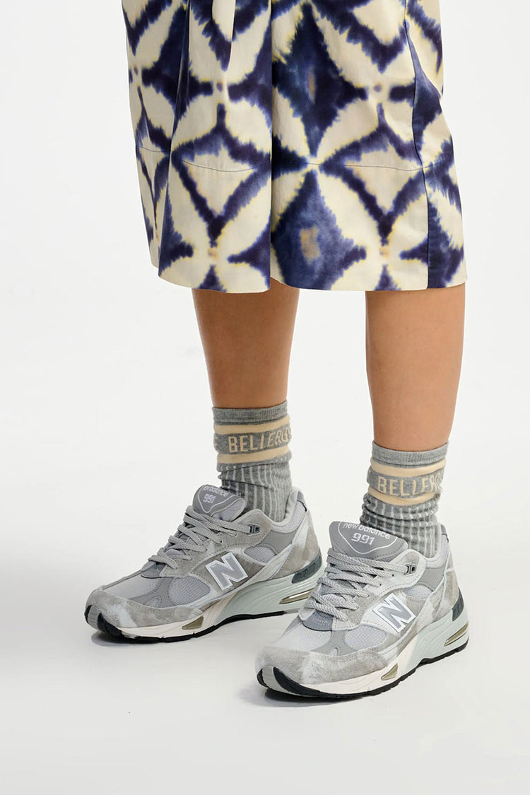 Bellerose Heather Grey Vrel Crew Socks 