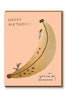 1973 Banana Slide Greeting Card