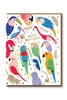 1973 Tropical Feathers Birthday Card