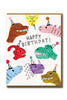 Sarah's Dinos Happy Birthday Card