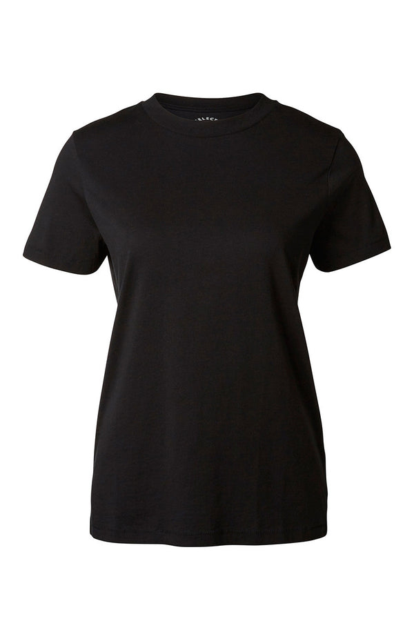 Selected Femme Black My Perfect Tee