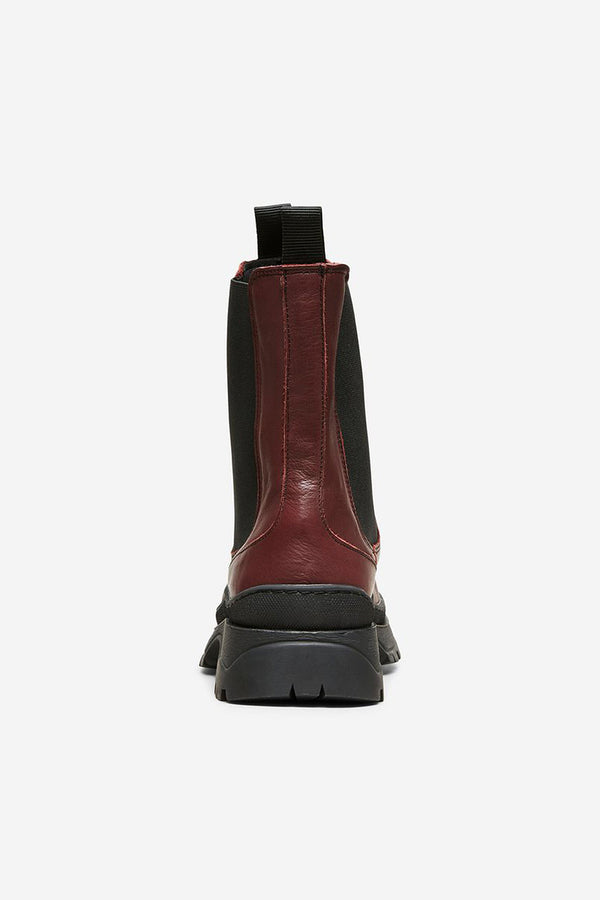 Burgundy Lucy Leather Chelsea Boot