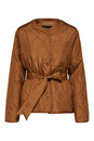 Toffee Brown Alta Quilted Jacket