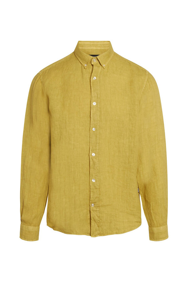 Burnished Gold Sawsett Linen Shirt