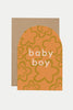 'Baby Boy' Curved Card