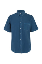 Sea Blue Dyed Sam Shirt