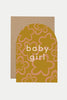 'Baby Girl' Curved Card
