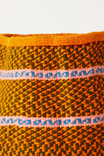 Orange, Pink & Blue Medium Wool Basket