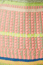 Pink & Yellow Medium Wool Basket
