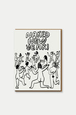 1973 NAKED NEW YEAR CARD