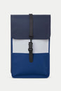Blue Colour Block Backpack