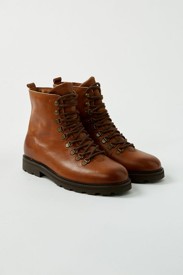 Tan Tediq Hiker Oxford Combat Boot