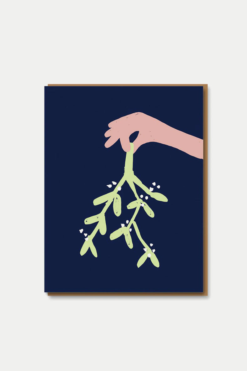 1973 Under The Mistletoe Card 