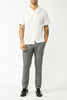 Grey Check Slim Carlo Trousers